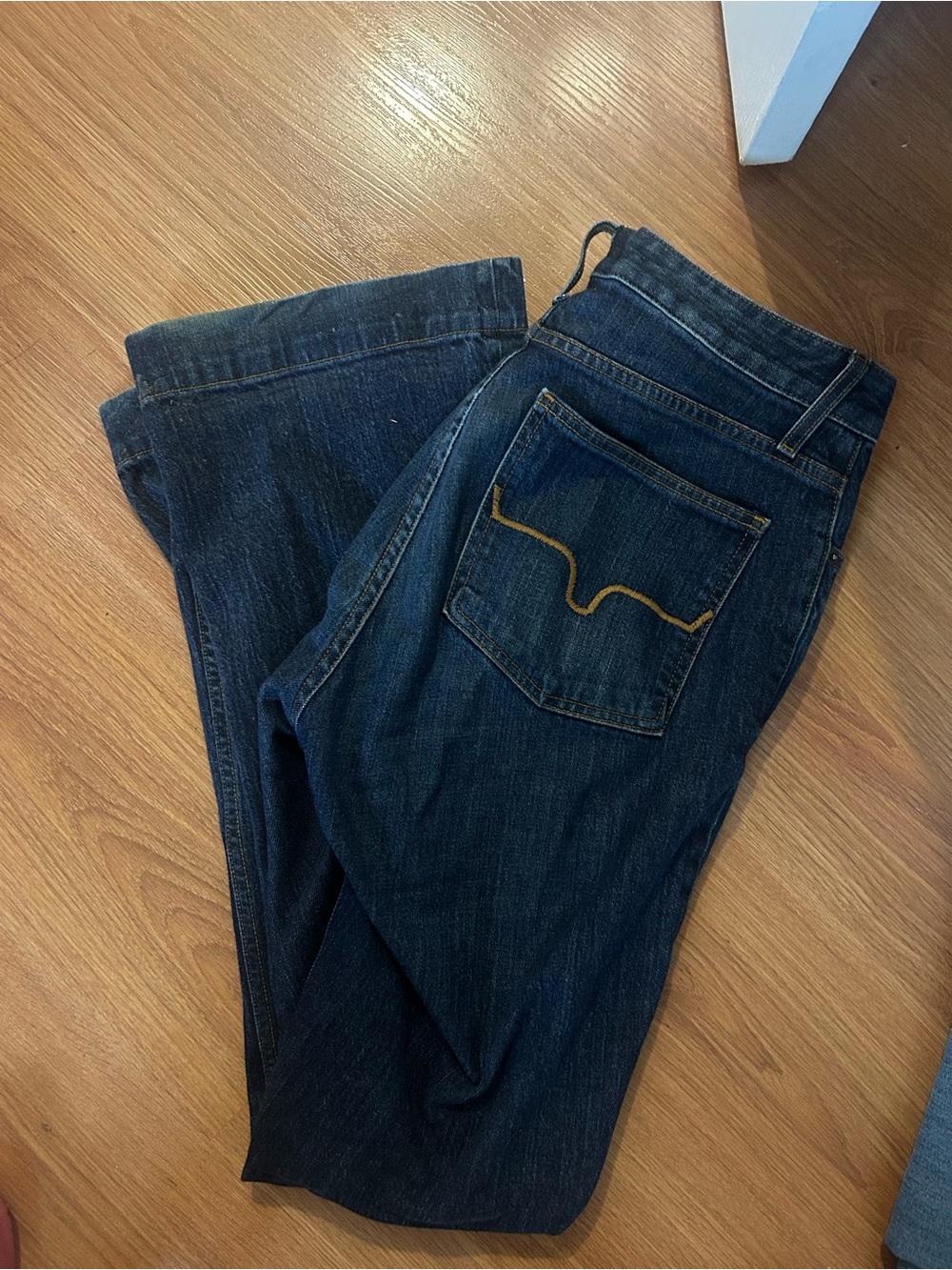 Kimes Ranch Dark Blue Straight Leg Jeans